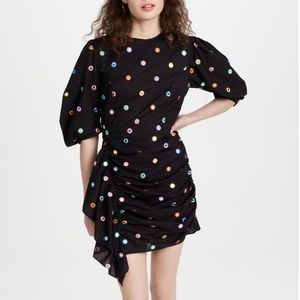 NWT Rhode Pia dress black mirrors Mult. sizes